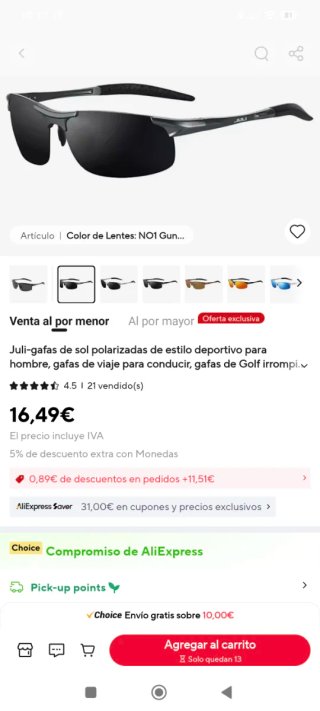 Gafas de sol y deporte JULI EYEWEAR