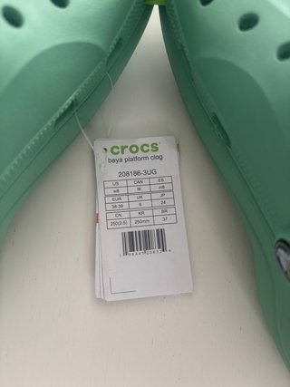 Crocs Baya Platform Clog Talla 38/39