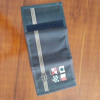 Cartera Blanc Bleu Marine náutica