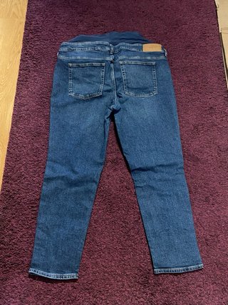 Pantalón vaquero premamá azul