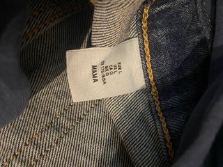 Pantalón vaquero premamá azul
