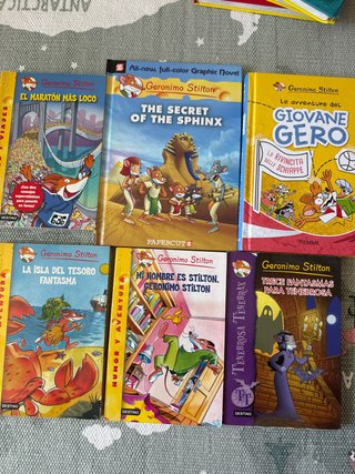 6 libros Geronimo Stilton