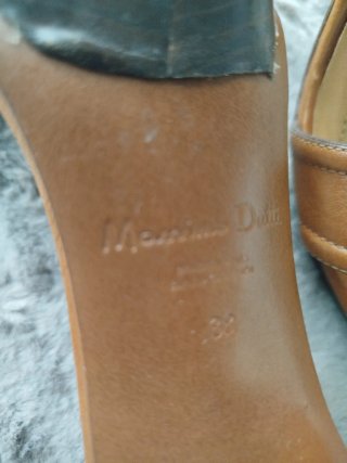Sandalias de piel tacón