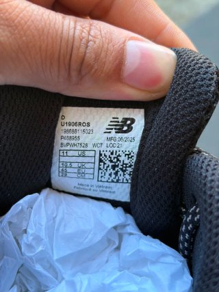 New Balance 1906r Nero/Argento