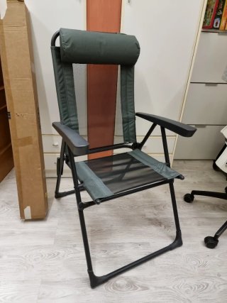 Silla plegable Decathlon verde