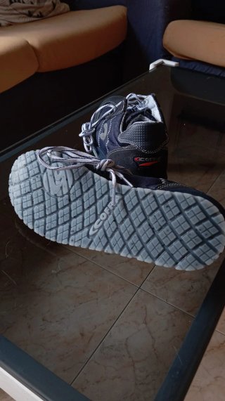 Botas de seguridad Cofra negras y azules