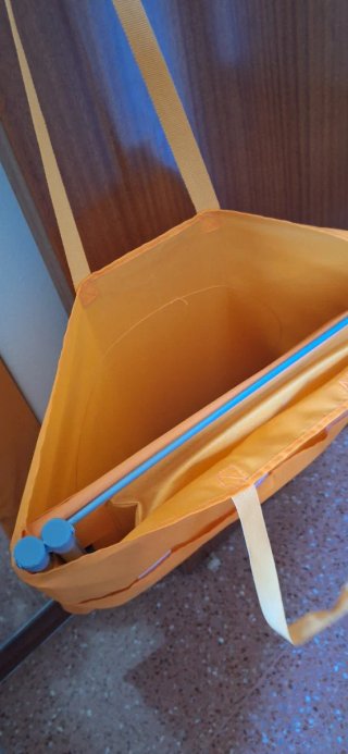 Esterilla Tumbona Naranja y Amarilla
