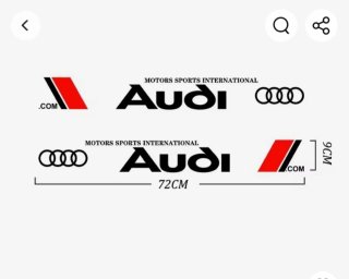 Pegatina Audi Motors Sports International