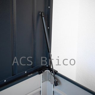 Baúl Arcón Metálico Antracita - 187x78x72 cm - Trimetals