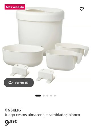 Cambiador IKEA Gulliver blanco 82x54x93 cm