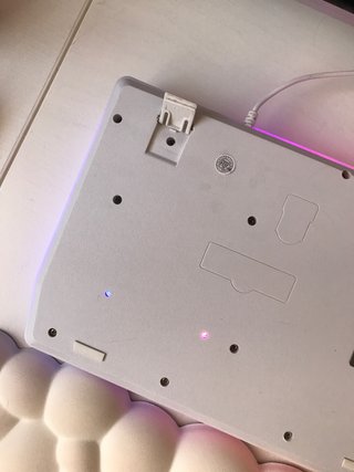 Teclado Mars Gaming MK124 RGB Blanco
