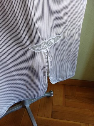 Conjunto bata y camisón rayas