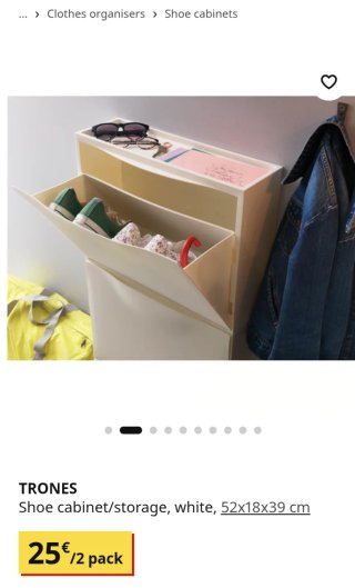 Zapatero Ikea Blanco