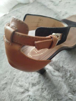 Sandalias de tacón Tod's piel