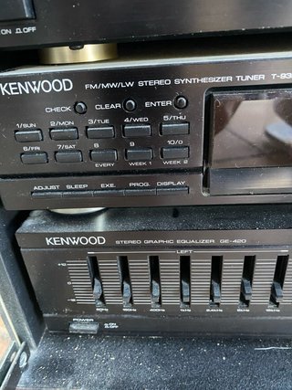 Equipo de música Kenwood completo