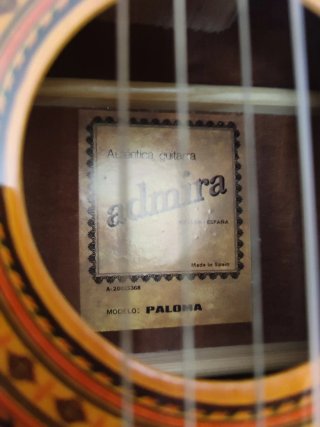 Guitarra Clásica Admira Paloma