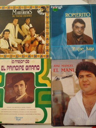 Lote 26 discos Vinilo Flamenco y Sevillanas