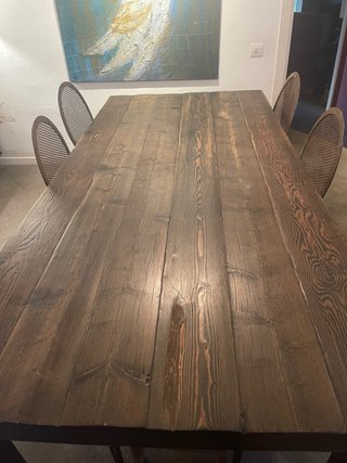 Mesa de comedor Luzio madera y metal