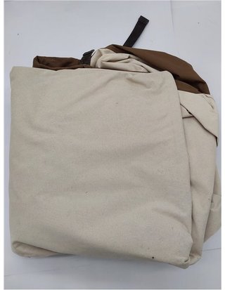 Amazon Basics Funda protectora para sofá de 3 plazas - Beis/ Bronceado