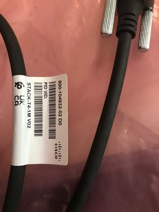 Cavo Rete Fibra Ottica Cisco STACK-T4-1M V02