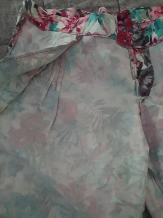 Pantalón Talla Grande Estampado Floral