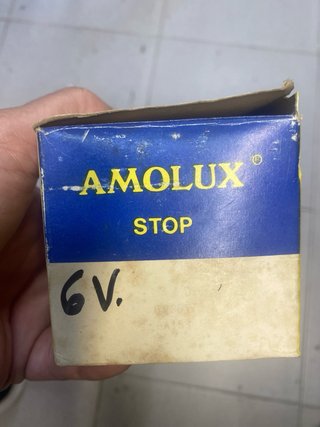 12. Bombillas Amolux 6V 35W BA15S Precio 40€ todas