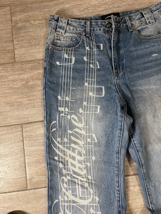 Pantalones Anchos Cold Culture Notas Musicales