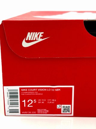 Zapatillas Nike Court Vision Lo V2 NBK Talla 47