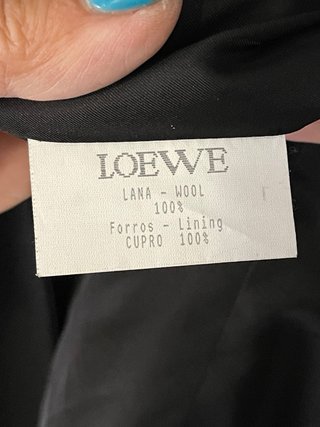 Blazer Loewe Joya Nero Donna Vintage