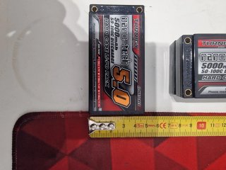 3 Baterías Turnigy Nano-tech 5000mAh Li-Po