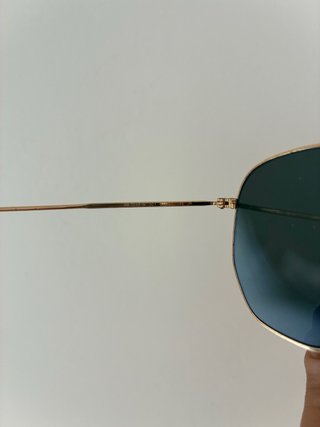 Gafas Ray-Ban Hexagonales Doradas y Negras