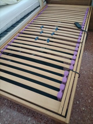 Somier articulado eléctrico madera