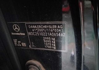 Mercedes-benz 360629 caja r 164 271 16 01 clase r