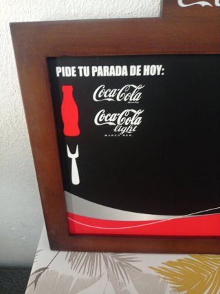 Cartel Coca-Cola Parada Coca-Cola