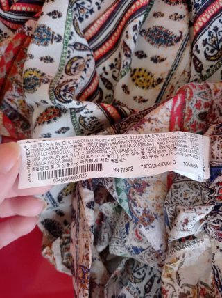 Pantalón estampado Zara verano