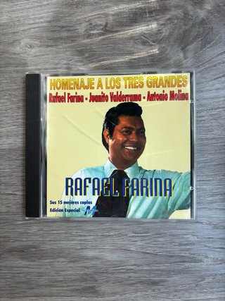 CD Homenaje a los Tres Grandes - Rafael Farina