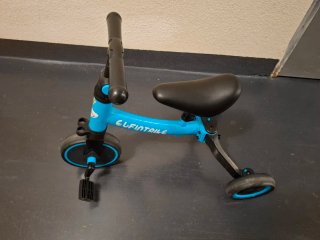Bicicleta triciclo infantil azul