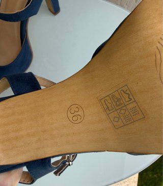 Sandali 5th Avenue blu Tg. 36