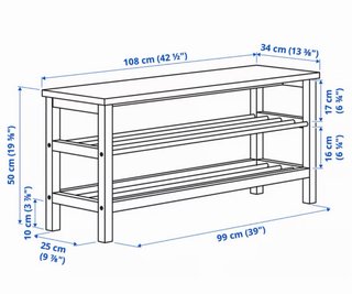 Armario zapatos / zapatero IKEA Tjusik