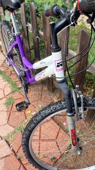 Bicicleta 26' Cuadro Mujer Morado/Blanco