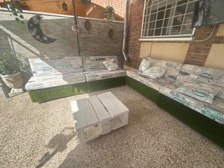 Conjunto sofa palets