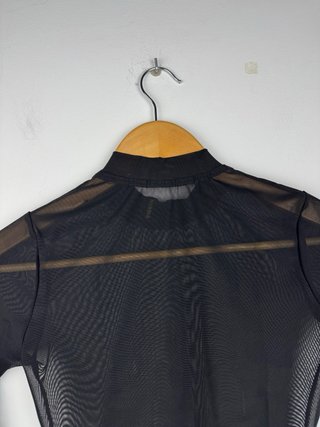 Top Transparente NEBBIA Negro Talla S