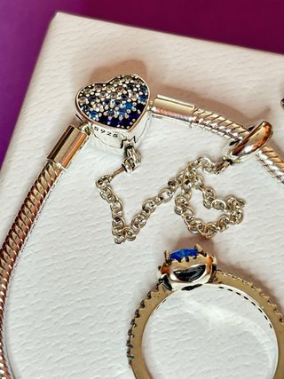 Conjunto Pandora: Pulsera, Anillo y Pendientes