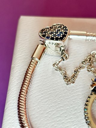 Conjunto Pandora: Pulsera, Anillo y Pendientes