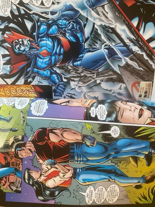 Onslaught Omega cómic Marvel Patrulla-X/Vengadores