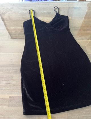 Vestido negro corto fiesta XS