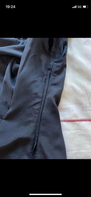 Vestido de seda negro