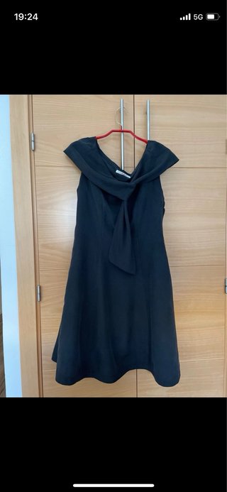 Vestido de seda negro