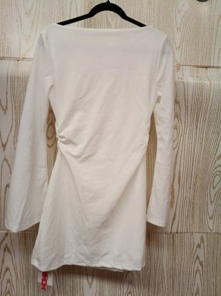 Vestido blanco mujer fiesta