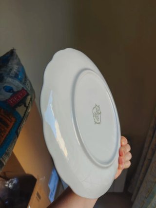 Plato Vintage Loza Escena Rural